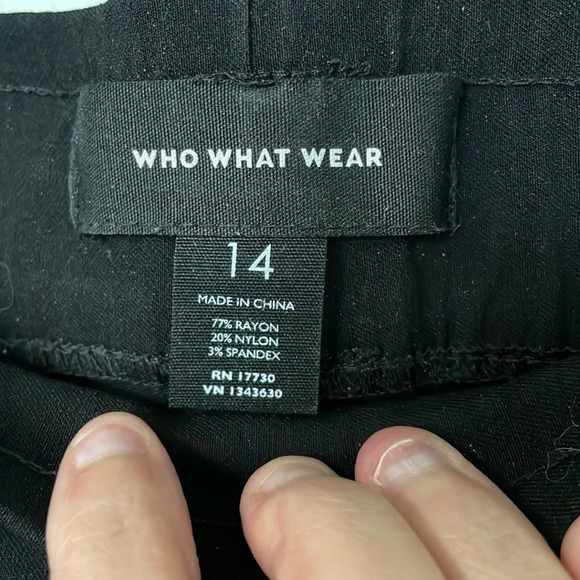 Who What Wear high rise black dressy jeggings size 14 fit 8/10 - Picture 2 of 5